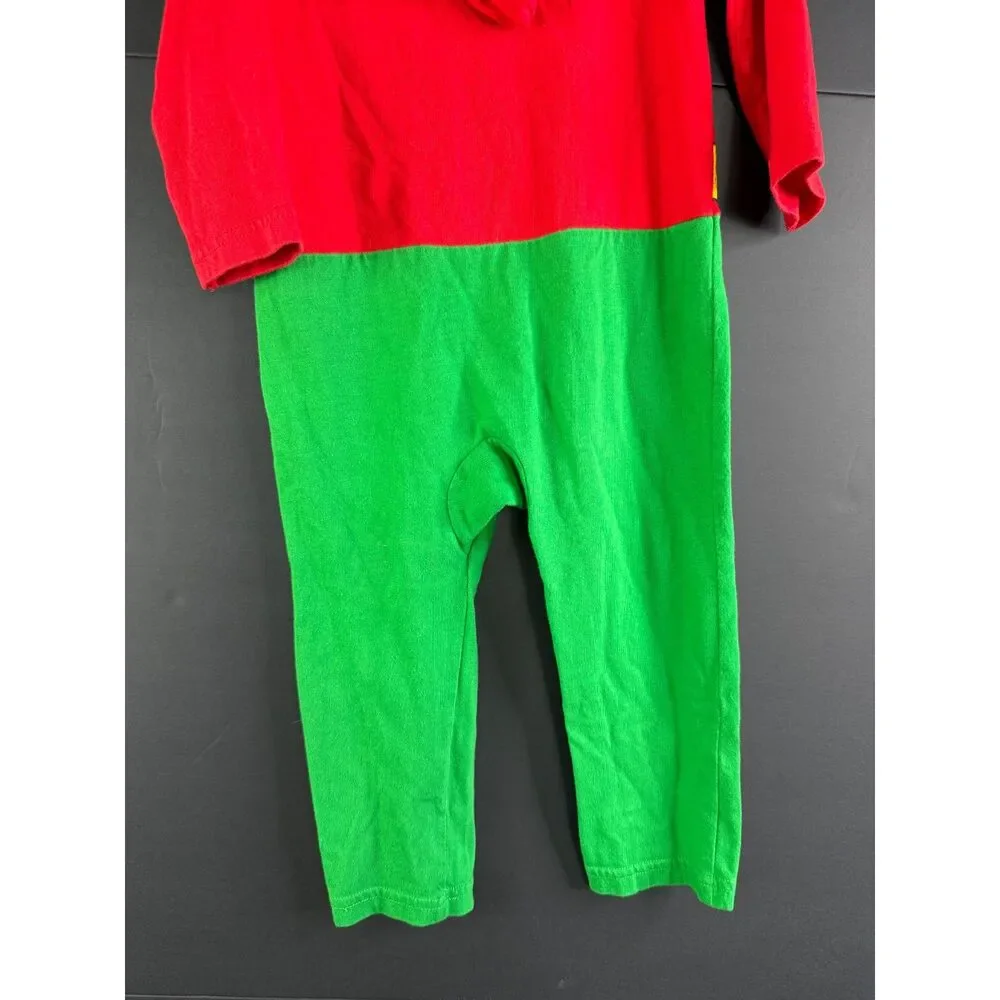 DC Comics Batman and Robin Toddler Costume 3T Hooded Jumpsuit Halloween EUC